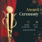 Black Red And Gold Elegant Award Ceremony Instagram Post